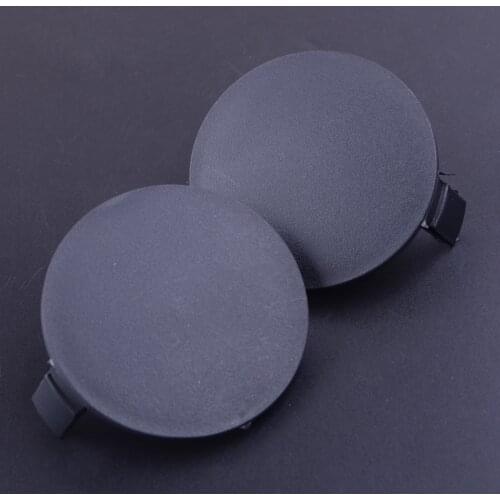 CITALL 1 Pair Left Right Front Bumper Round Tow Hook Eye Protective Cover Cap Fit For Toyota RAV4 2013 2014 2015 53286-0R060