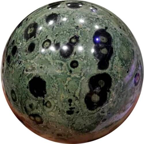 100% Natural Peacock Eye Crystal Ball Sphere Quartz Kambaba Jasper Healing Decorative Stone Indie Jewelry Mineral Collection