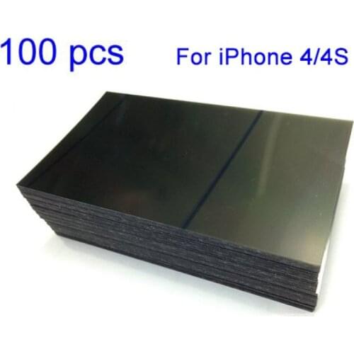 100 pcs LCD Polarizer Film for iPhone 4/4S/5/5c/5s/6/6p/6s/6sp/7/7p/8/8p/X iphone LCD Screen Refurbishment