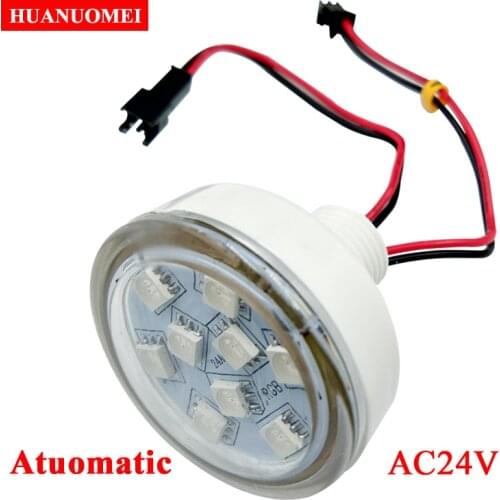 16pcs/set AC24V Automatic RGB Pixel UCS1903 45mm 9LEDs 5050 SMD LED Module Light Digital Bulb Lamp Amusement Park Ride Lighting