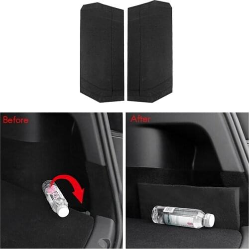 2Pcs Car Trunk Side Storage Organizer Board Storage Partitions on Both Sides for Tesla Model Y 2021
