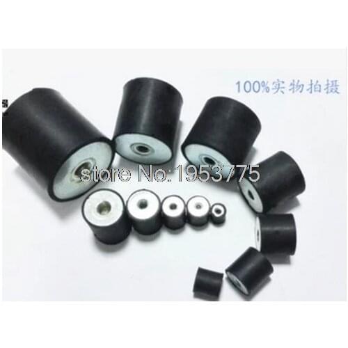 2pcs New 30*30*M8 M8 DD Type Rubber Anti Vibration Mount silentblock Base Block