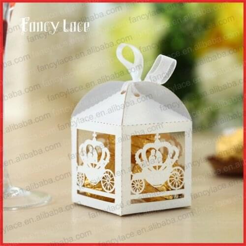 50pcs Wedding Party Bride & Groom Candy Box Paper Gift Bags Chocolate Packing Boxes Wedding Event Decoration Supplies