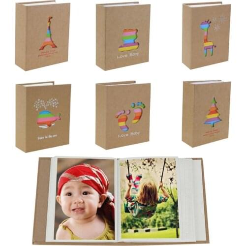 100 Pockets 6 inch Photo Album Picture Storage Frame for Kids Children Gift Scrapbooking Picture Case Photo Album