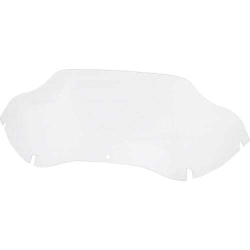 Motorcycle Accessories Clear 9.5" Wave Deflector Windscreen Windshield For Harley Road Glide FLTR FLTRX 1998-2013
