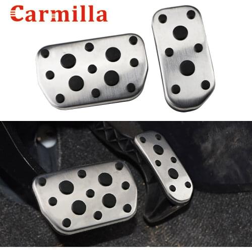 Carmilla AT Car Pedals Fit for Toyota Auris Avensis Rav4 Corolla Prius Facelife for Lexus NX NX200T 300H Auto Pedales Cover