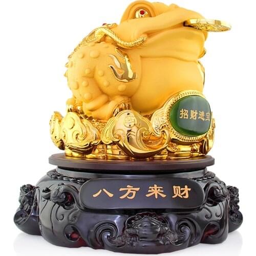 LUCKY DECORATION TOAD THREE-LEGGED FROG HANDICRAFT FURNISHING ARTICLES FREE SHIPPING STATUE OF FAMILY DECORATIONS