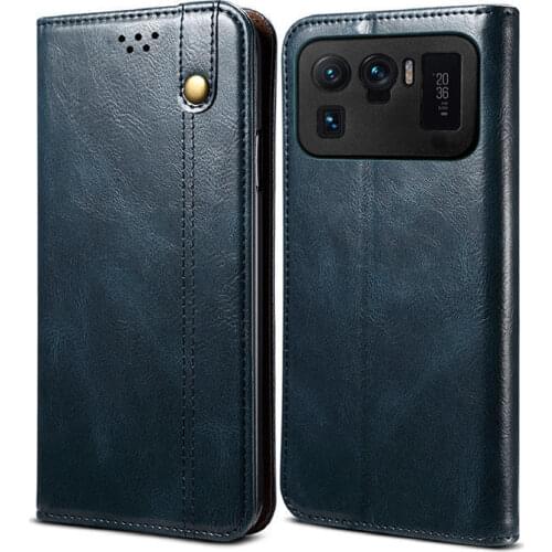 Business Pouch Bag Case For Xiaomi Mi 11 Ultra 10s 10t Pro Leather Cover Poco X3 Kickstand Wallet Card Holder Invisible Magnetic