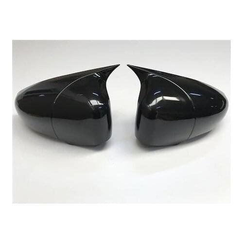 For Renault Captur Bat Mirror Cover Batman Piano Black Car Mirror Accessories Car Modified Replacement Piece