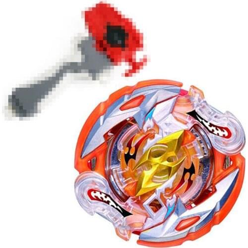 Spinning Top burst B-111 No.1 Crash Ragnaruk.11R.Wd CONFIRMED RARE + Hand Grip + Launcher