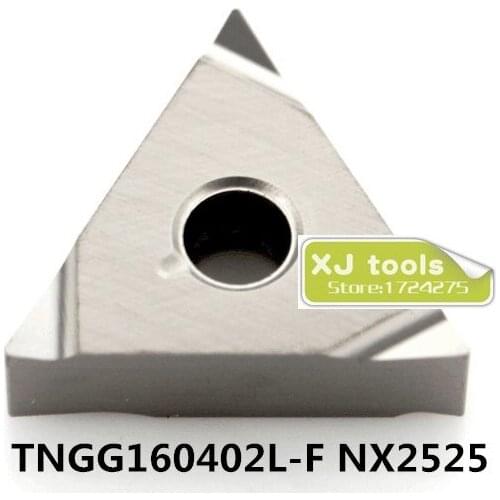 Free shipping 10pcs TNGG160402L-F NX2525/TNGG160404L-F NX2525 ceramic inserts , MTJNR/MTQNR Turning Blades, Matel Ceramic Tips
