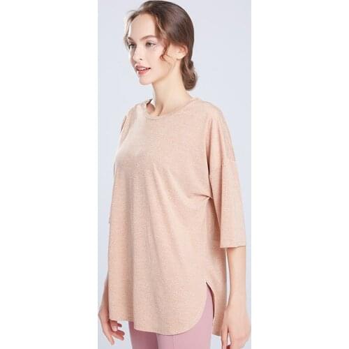 Summer Plus Size Yoga Tops Sport Tee Tops Women Short Sleeve Loose Dry Quick Bike Shirt Gym Fitness Workout Running Shirts