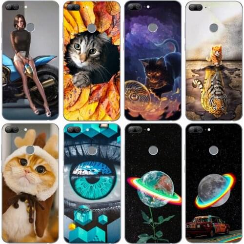 Fashion Soft silicone TPU Back Cover For Huawei Honor 9 Lite Phone Funda Case For Huawei Honor 9 Cute Cartoon Case