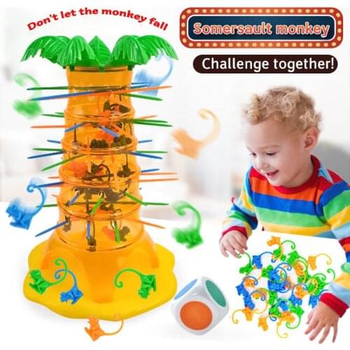 Monkey Tree Climbing Kids Desktop Table Game Party Board Parent-child Interactive Family Funny Educational Toys For Children