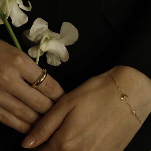 Simple Design 925 Sterling Silver Bracelets Star/Moon Bracelet For Girl Women Fine Jewelry Gift 2021 Trend Simple Korean