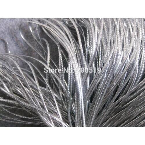 T0004 silver thread flatback 2mm wide 500 Meter gift card hold,gift bag sealing,label attach sewing supplies