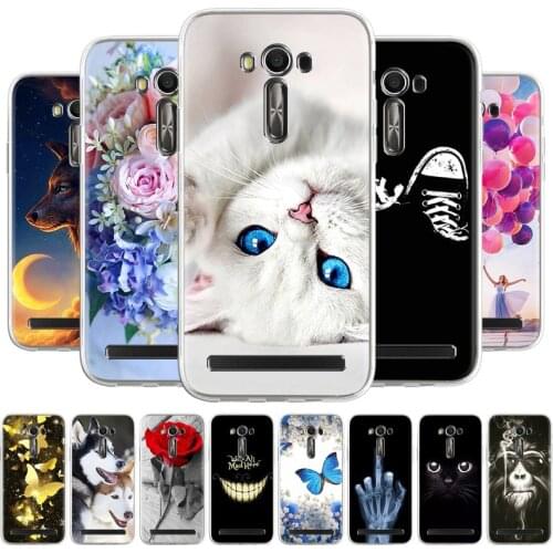 Silicone Case For Asus Zenfone 2 Laser ZE500KL ZE550KL Soft TPU Case For Asus ZenFone2 Laser ZE 500KL Z00ED Z00RD Cover Funda