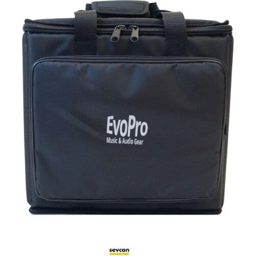 Professional Vinyl Record Softcase DJ Equipment Bag with 2 CM Filling Material Provides Full Protection Black