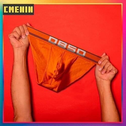 Ins Style Cotton Breathable Gay Sexy Mens Panties Briefs Men Underpants Ins Style Slip Jockstrap Underwear Man Brief Mens BS313