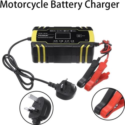 Mayitr 1pc Car 8A Smart Automatic Battery Charger Jump Starter Pulse Repair 12V 24V AGM Tool For Auto Motorcycle Parts