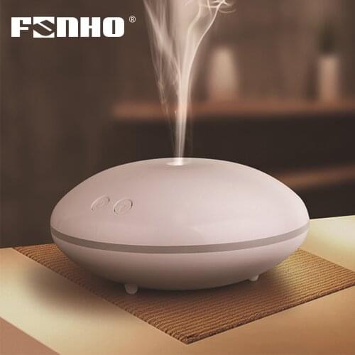 FUNHO 400ml USB Air Humidifier Essential Oil Diffuser Aromatherapy LED Light Lamp Cool Mist Maker for Home Office