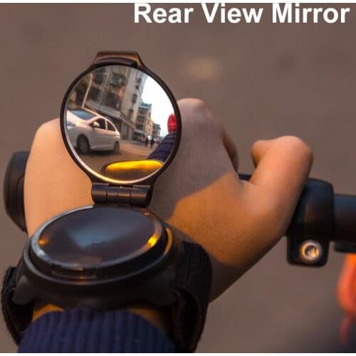 Bike Safety Rearview Mirror 360 Degree Adjustable Cycling Rear View Mirror Bicycle Wearable Wrist Band Cycling Wrist Mirror