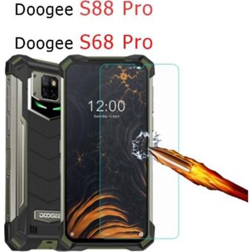 For Doogee S88 Pro Tempered Glass Protective Film Explosion-proof Screen Protector For Doogee S68 Pro Cover Glass
