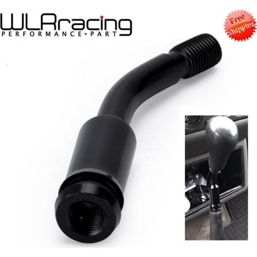 Aluminum Black Car Gear Shifter Stick Lever 5 Inch Bend Extension For VW Transporter T4 1990-2003