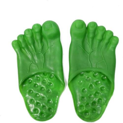 Women Men Halloween Christmas Party Dance Makeup Show Tricky Photo Props Slippers Set Feet Big Feet Toys Shoes