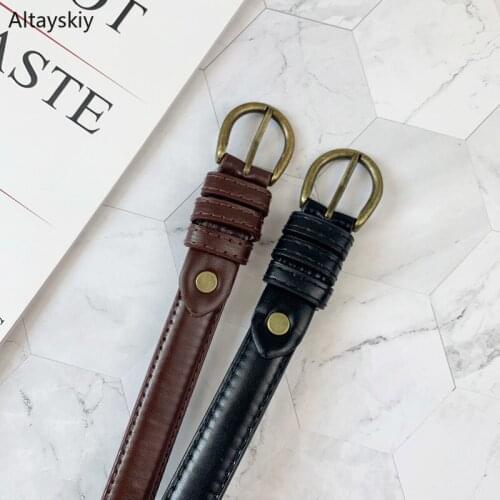 Belts Women Soft Sweet Girls Trendy Elegant All-match High-quality Korean Style Leisure Daily Womens Female Lovely Simple 2020
