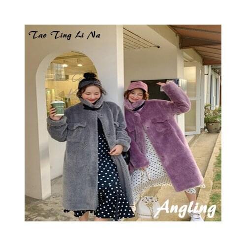 Top brand Style 2020 New High-end Fashion Women Faux Fur Coat C10 high quality