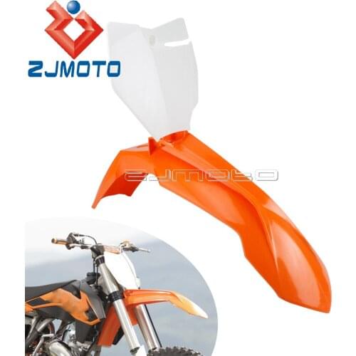 1 Set Motorcycle Dirt Bike Number Plate Front Mudgurd For SX SX-F XC XC-W XCF-W 125 150 250 300 450 500 2013 2014 2015 2016