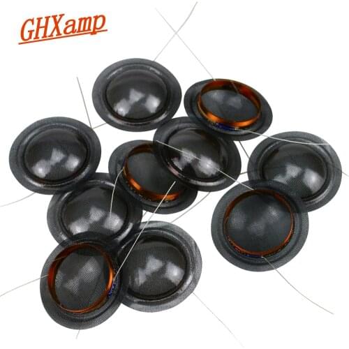 12PCS 100pcs 25.5 MM Translucent Silk Film TREBLE Voice Coil 25.4 Round Copper Wire LoudSpeaker Repair High Quality
