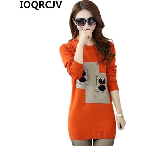 2019 Autumn Winter Sweater Dress Women O-neck Long Sleeve Casual Pullover Sexy Mini Dresses Female Girl Short Bodycon Dress R682