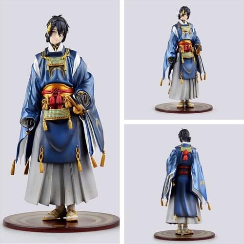 23cm Anime Figure Mikazuki Munechika Action Figure Game Touken Ranbu Online PVC Model Collectible Kids Lovely Toy Doll For Gifts