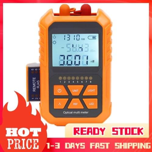 Fashion3In1 Optical Power Meter Visual Fault Locator Network Cable Test Led Lighting Optical Fiber Tester 1Mw With 5Km Visual Fa