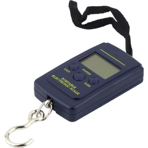Digital Scales Luggage Scale Load 40Kg LCD Mini Protable Pocket Weighting Fishing Scale Lab Electronic Hanging Balance Fish