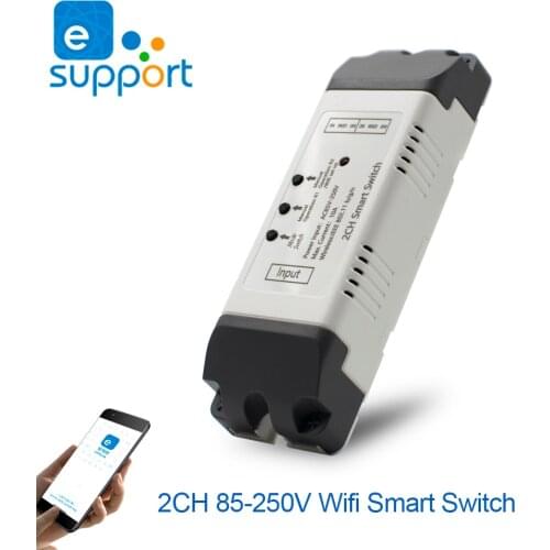 DIY EWelink WiFi Smart Garage Door Controller 433MHz RF Remote Control Switch Receiver Voice Control Alexa No Hub Required