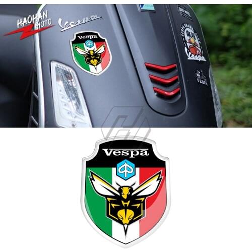 For Vespa Sprint Primavera 50 150 150G GTS GTV LX LXV 946 Decals Scooter Sticker -3D Resin
