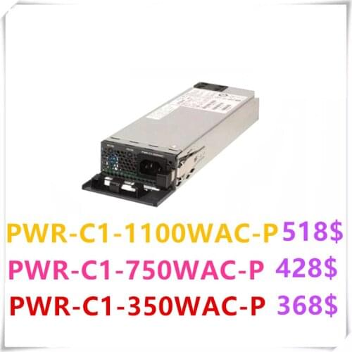 New PSU For Cisco 3850-24XU 1100W/715W/350W Power Supply PWR-C1-1100WAC-P PWR-C1-750WAC-P PWR-C1-350WAC-P