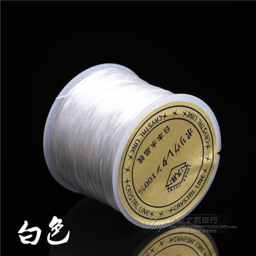 CHONGAI 60M/Roll Colorful Stretchy Elastic Rope Cord Crystal String For Jewelry Making Beading Bracelet Wire