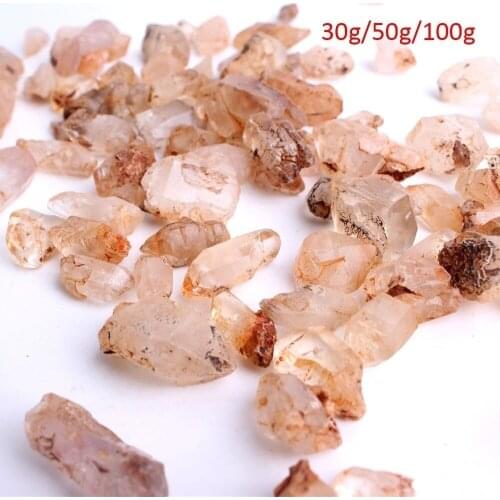 30g/50g/100g Rare Natural Crystal skeleton Bone Crystal Crystal Chips Healing Rough Minerals Specimen Jewelry Making Gift