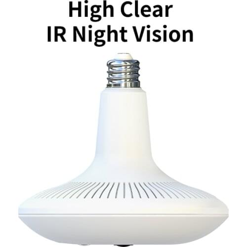 EC69Mobile Remote Control 3D Perspective HD Human Body Induction Smart Alarm Camera IR Night Vision Monitoring Bulb Surveillance