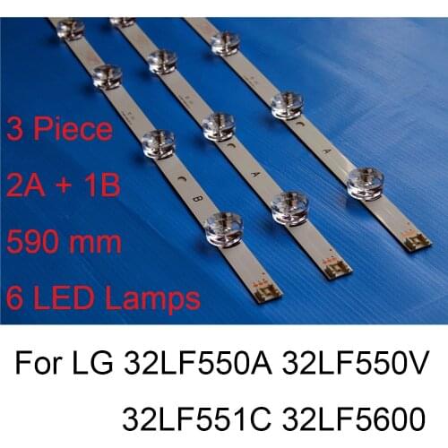 Brand New LED Backlight Strip For LG 32LF5600 32LF550A 32LF550V 32LF551C TV Repair LED Backlight Strips Bars A B TYPE Original