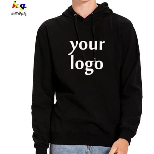 Design Your Own Logo Hoodie Wholesale Sweatshirt 100% Cotton Men and Women Hoodie DIY Logo Street Casual Hoodie Clothing