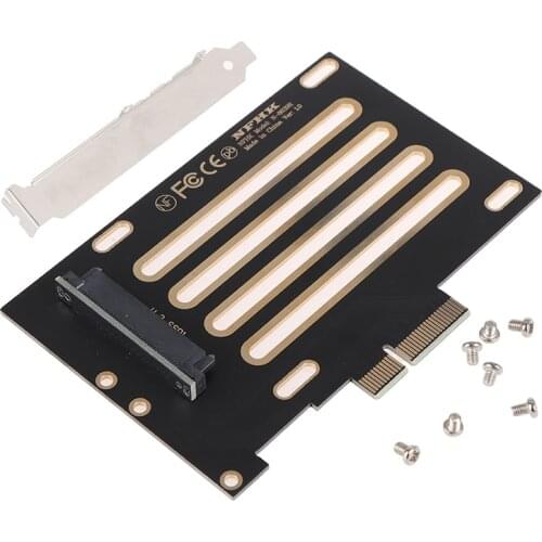 U.2 To PCI-E X4 Riser Card 3.0 SFF-8639 To SSD Extension Adapter U.2 SSD SATA PCI Express Card For 2.5 Inch SATA HDD