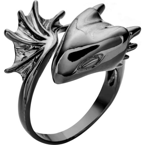 Euro-American Fashion Warcraft pterosaur Ring Suits Men/Boys Wedding Party Jewelry Gifts JZ-041