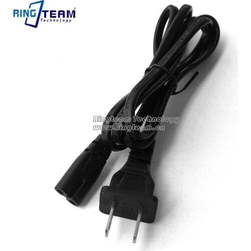 100Pcs 1.2M SAA US Plug 2 Plat Pins Power Cord for Netbook / Light / Lamp / Camera AC Adapters Fits USA Canada Japan