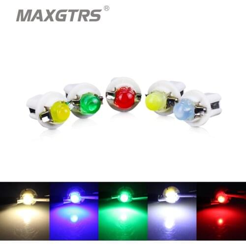 10x B8.5 D B 8.5D COB 1 SMD Wedge Base for Dashboards Indication Light Instrument Lights Interior Lamp Warning Lights Bulb