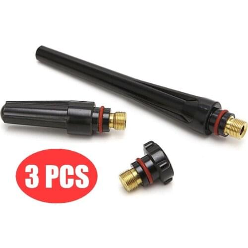 3pcs Long/Medium/Short Back Cap 57Y02 57Y03 57Y04 For Tig WP-17/18/26 Series Welding Torch Accesories